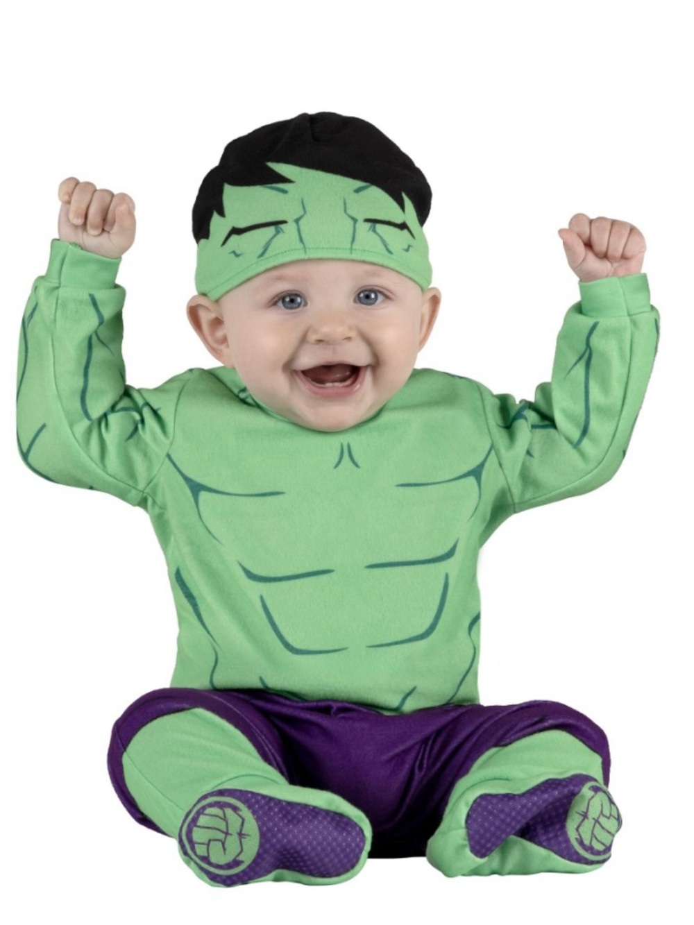 Jazwares MARVEL Classic Hulk Infant Costume 0/6MO